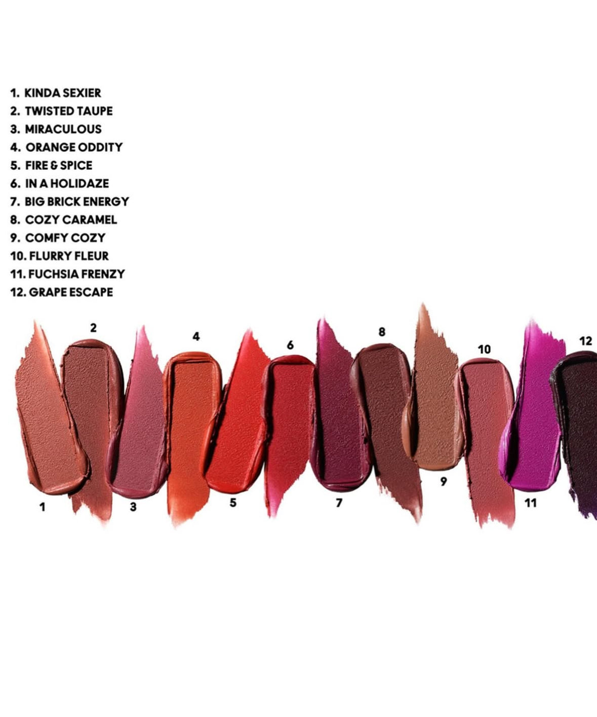MAC Lips By The Dozen Mini Powder Kiss Lipstick Set