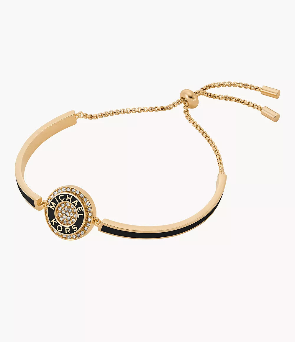 Michael Kors Gold-Tone Brass Bracelet and Earrings Set
