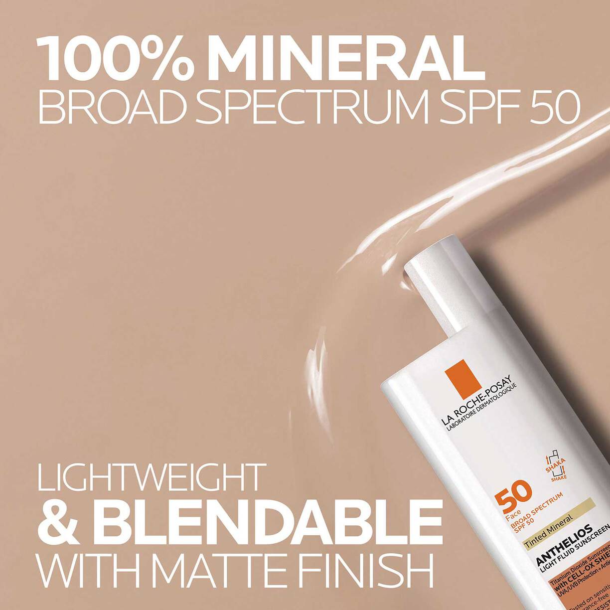 La Roche Posay ANTHELIOS MINERAL TINTED SUNSCREEN FOR FACE WITH SPF 50