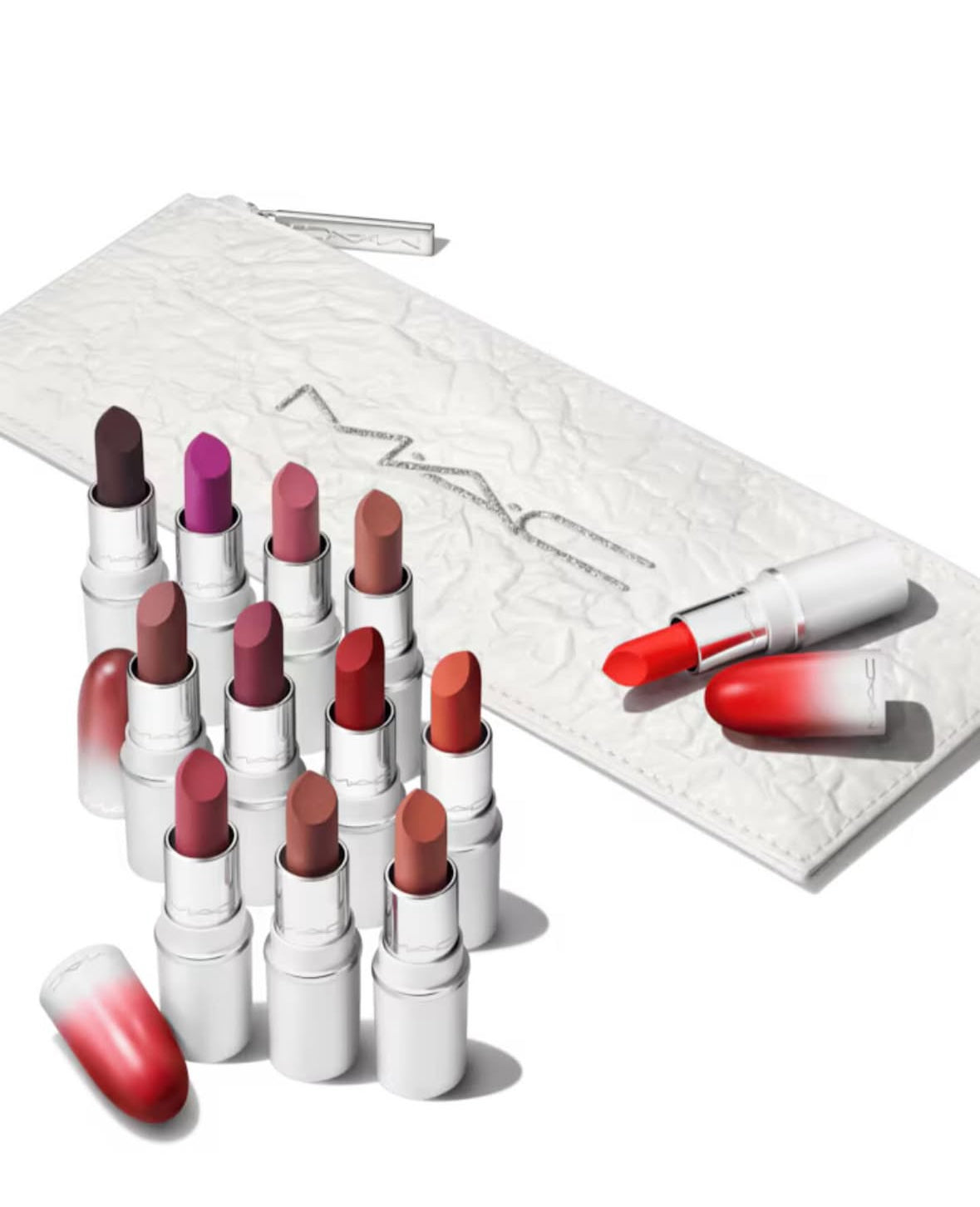 MAC Lips By The Dozen Mini Powder Kiss Lipstick Set