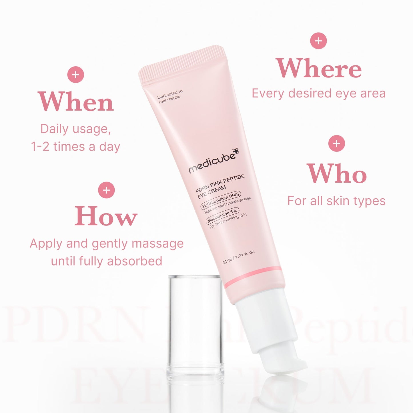 Medicube PDRN Pink Peptide Eye Cream 30ml