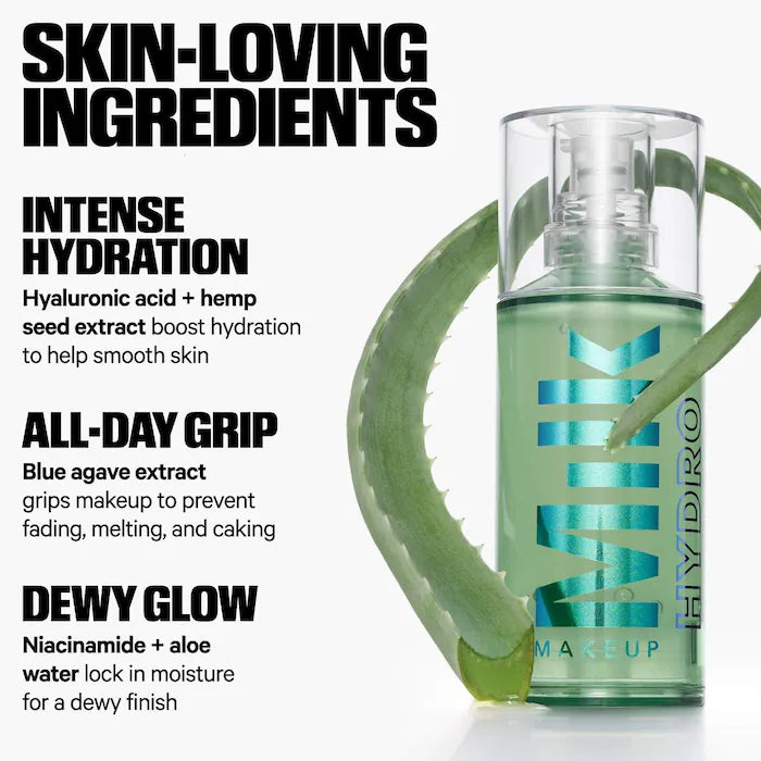 MILK MAKEUP
Mini Hydro Grip Hydrating Makeup Primer with Hyaluronic Acid + Niacinamide 4ml