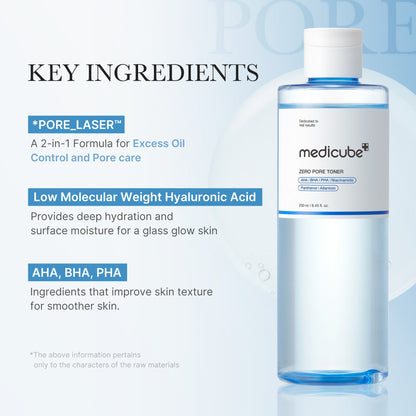 Medicube Zero Pore Toner 250ml