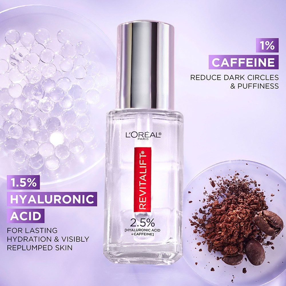 L'Oréal Revitalift Filler 2.5% Hyaluronic Acid + Caffeine Eye Serum