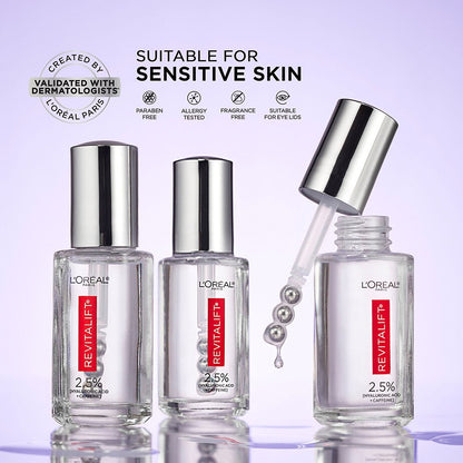 L'Oréal Revitalift Filler 2.5% Hyaluronic Acid + Caffeine Eye Serum