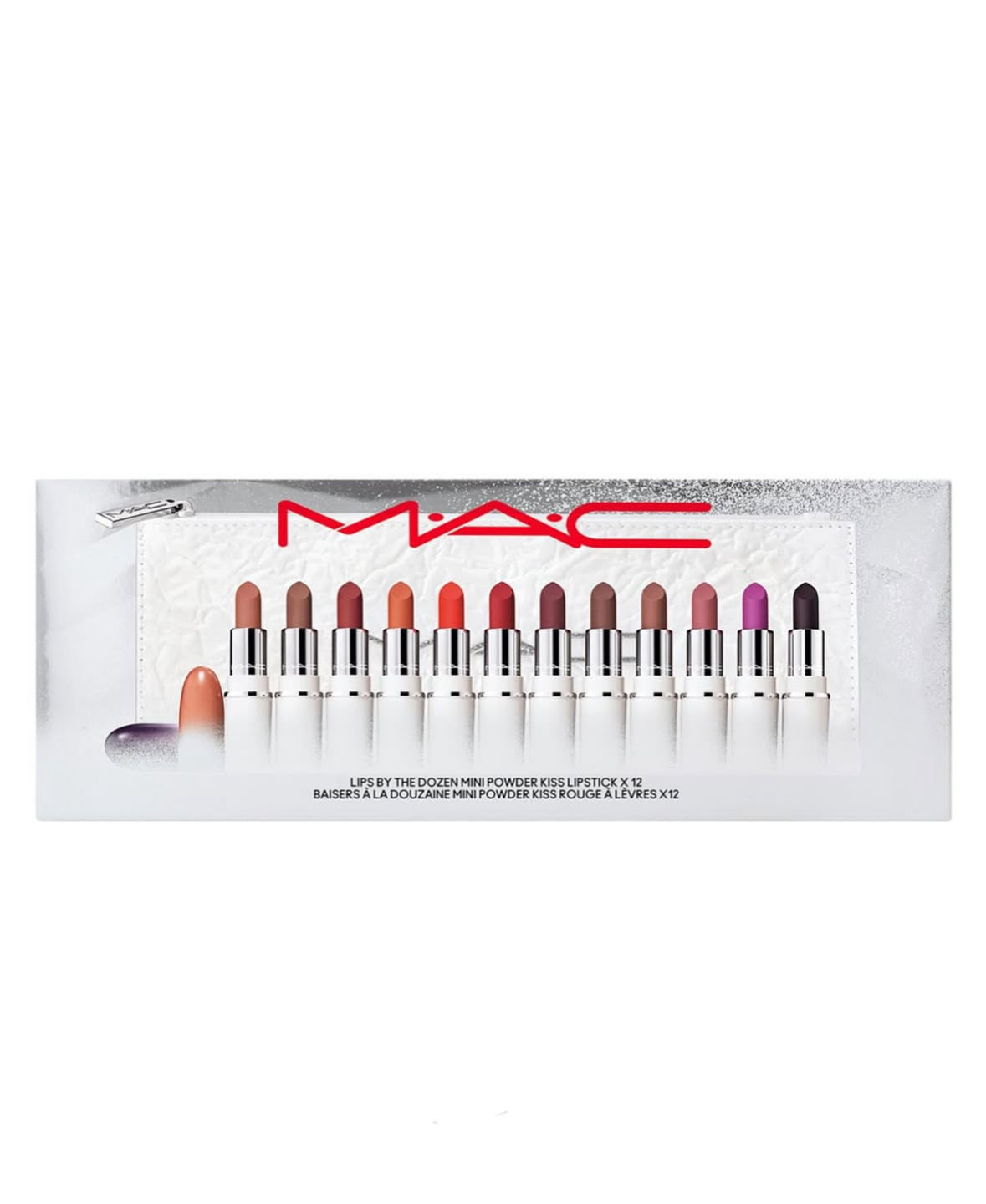 MAC Lips By The Dozen Mini Powder Kiss Lipstick Set