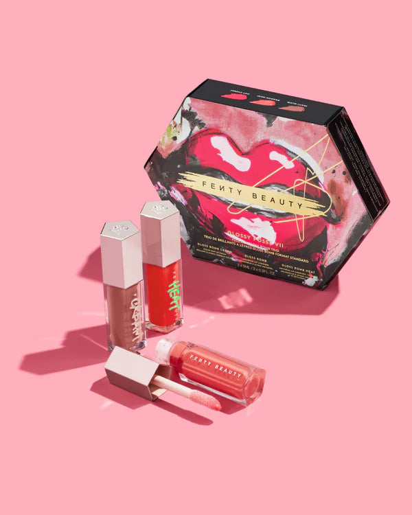 Fenty Beauty Glossy Posse Volume 7 Full size Gloss Bomb Trio Set