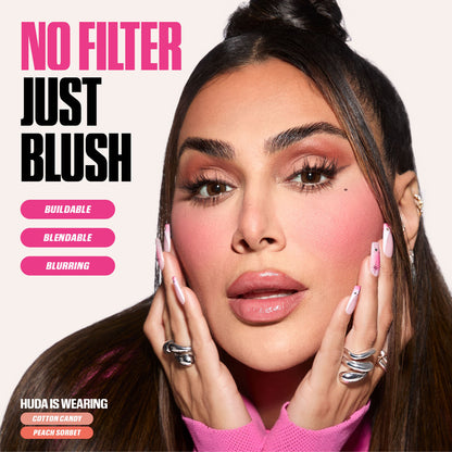 Huda Beauty Baby Blush Duo Pink And Peach