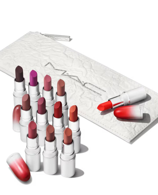 MAC Lips By The Dozen Mini Powder Kiss Lipstick Set