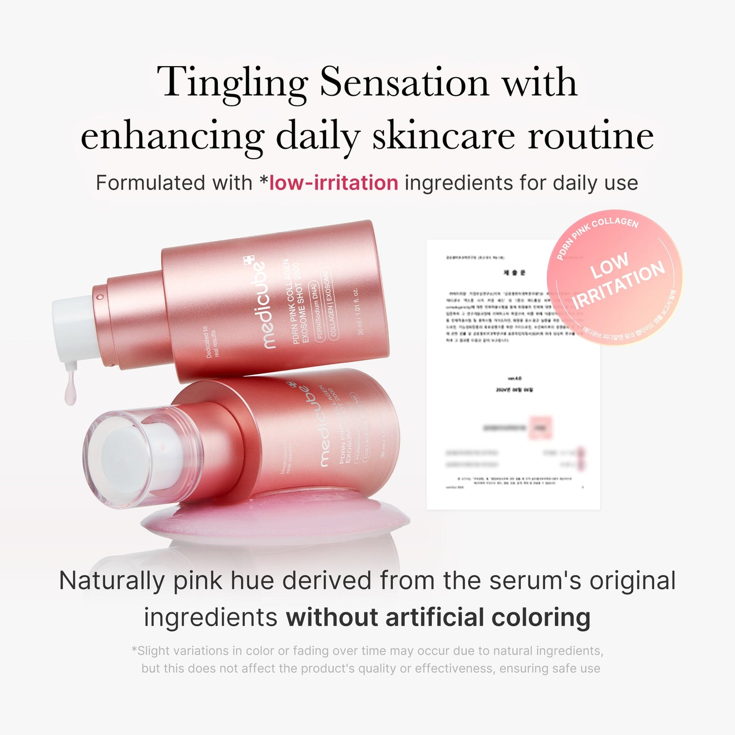 Medicube PDRN Pink Collagen exosome shot ampoule 2000 30ml
