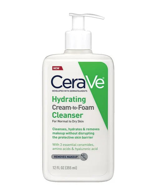 Cerave Hydrating Cream to Foam Cleanser 473ml