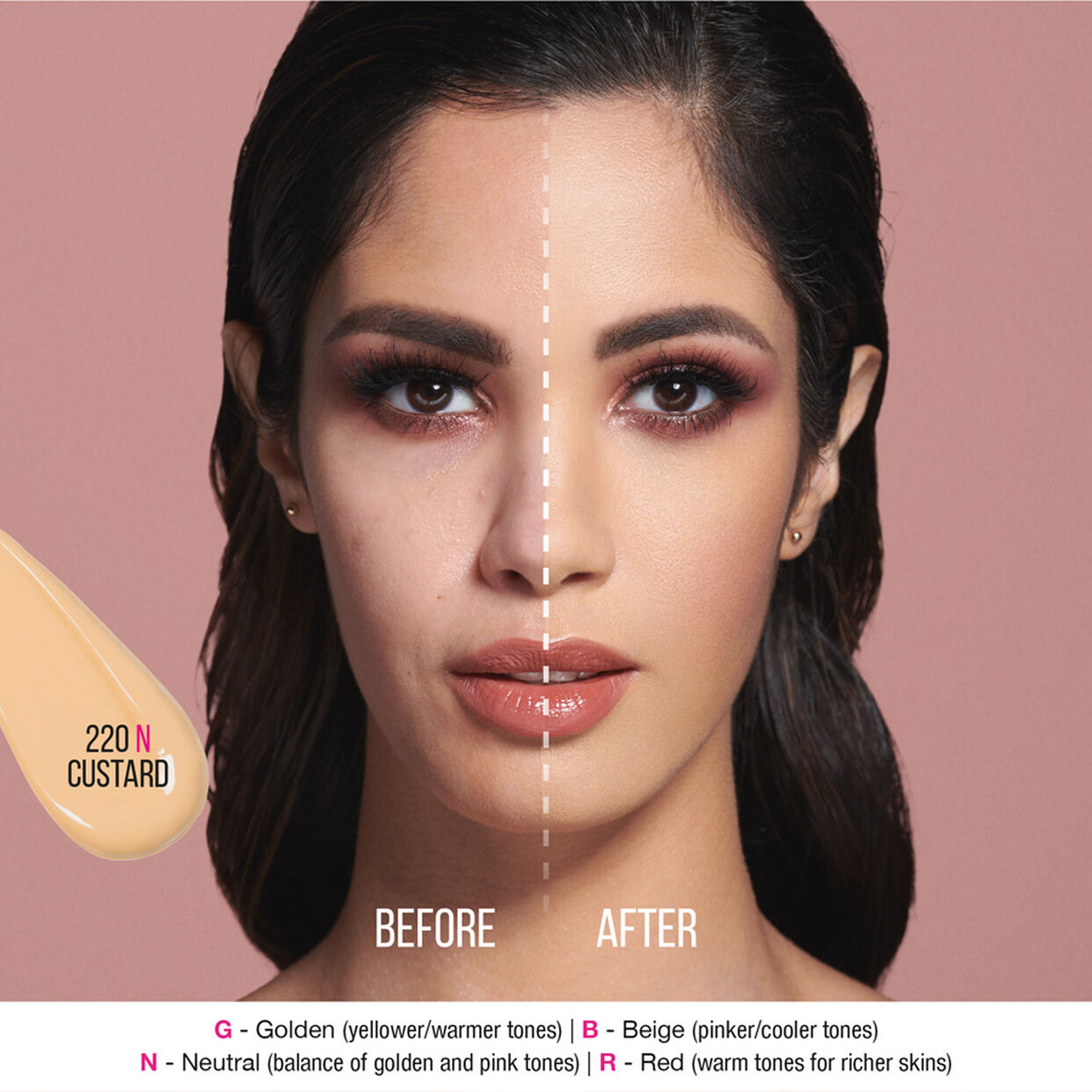 Huda Beauty FauxFilter Luminous Matte Foundation- Custard