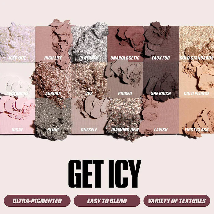 HUDA BEAUTY 
Icy Nude Eyeshadow Palette