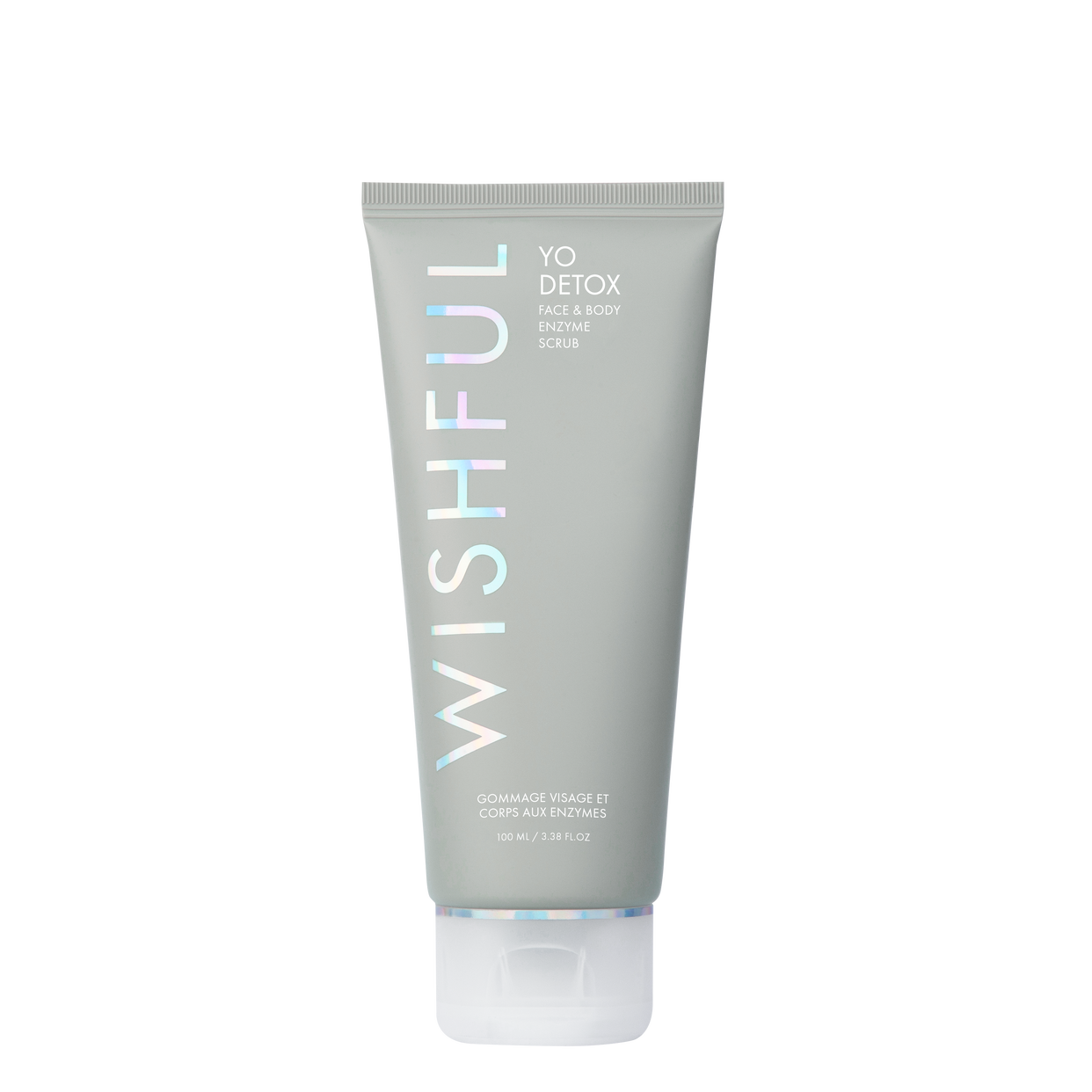 Wishful Yo Detox Charcoal Face & Body Enzyme Scrub 100ml