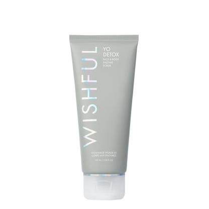 Wishful Yo Detox Charcoal Face & Body Enzyme Scrub 100ml